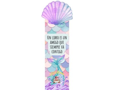 Marcapáginas concha
